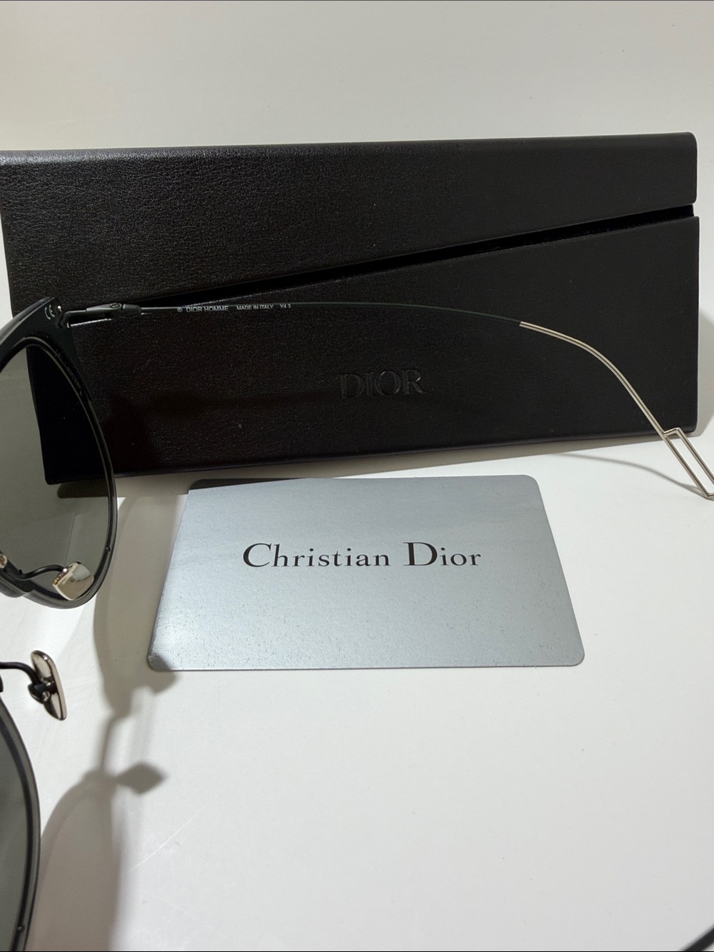 Dior Rimless Men's Glasses in Black and Silver - Picture 4 of 6